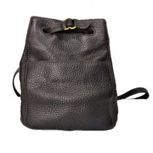 Coach SONOMA chocolate pebbled leather bucket bag